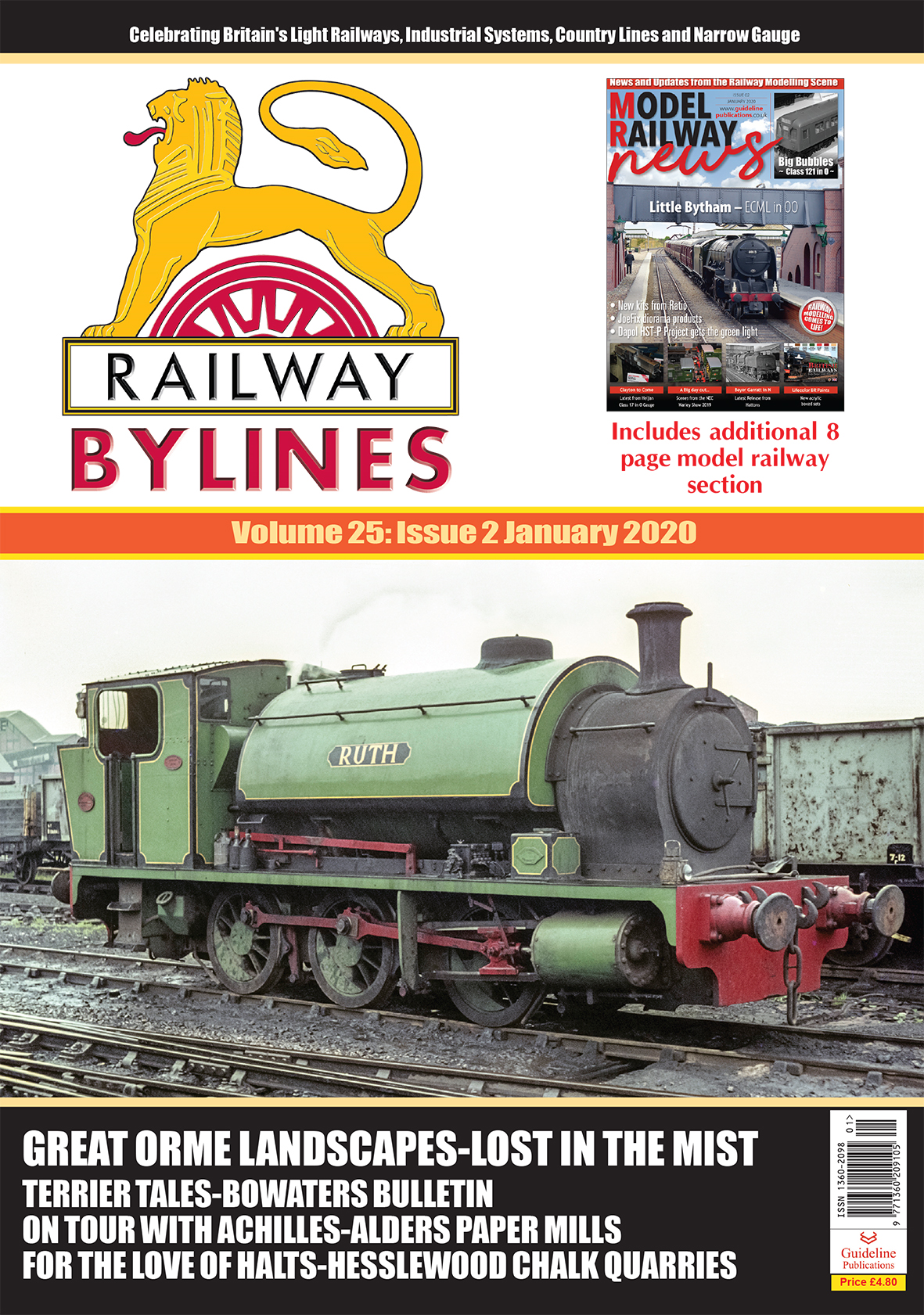 Guideline Publications Ltd Railway Bylines  vol 25 - issue 2 January 2020 
